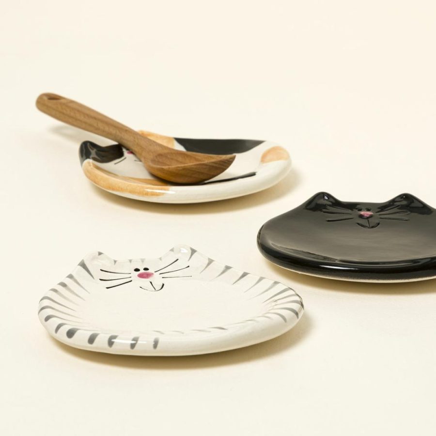 Kitchen Utensils & Gadgets |   Happy Cat Spoon Rest Cookware & Bakeware Cookware & Bakeware