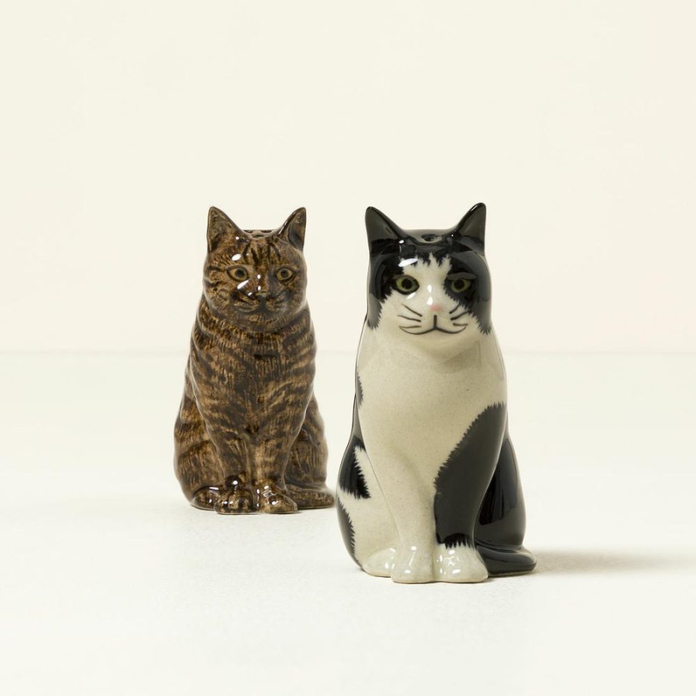 Kitchen Utensils & Gadgets |   Kitty Cats Ceramic Salt & Pepper Shakers Kitchen Kitchen Utensils & Gadgets