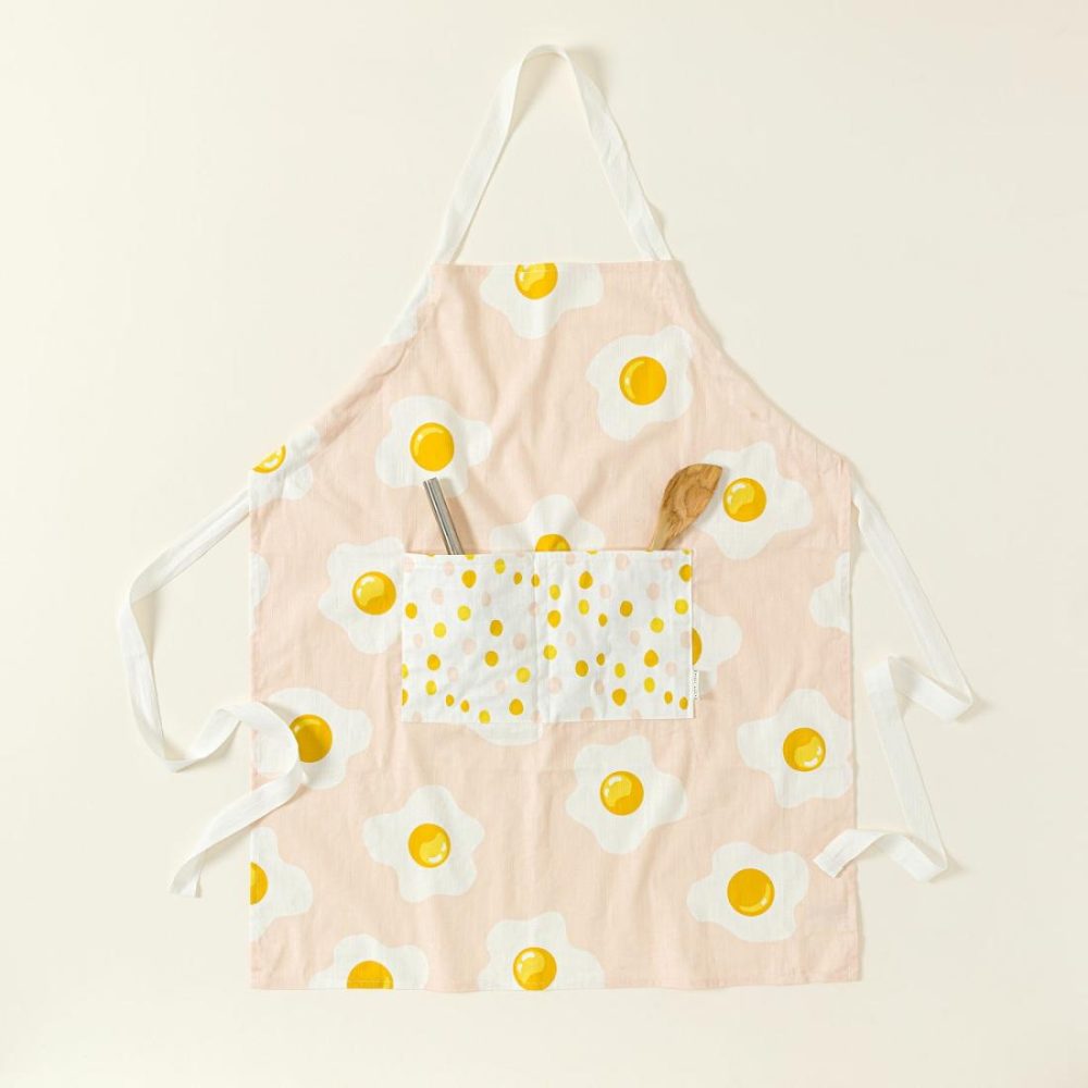 Linens |   Eggcellent Chef’S Apron Kitchen Linens