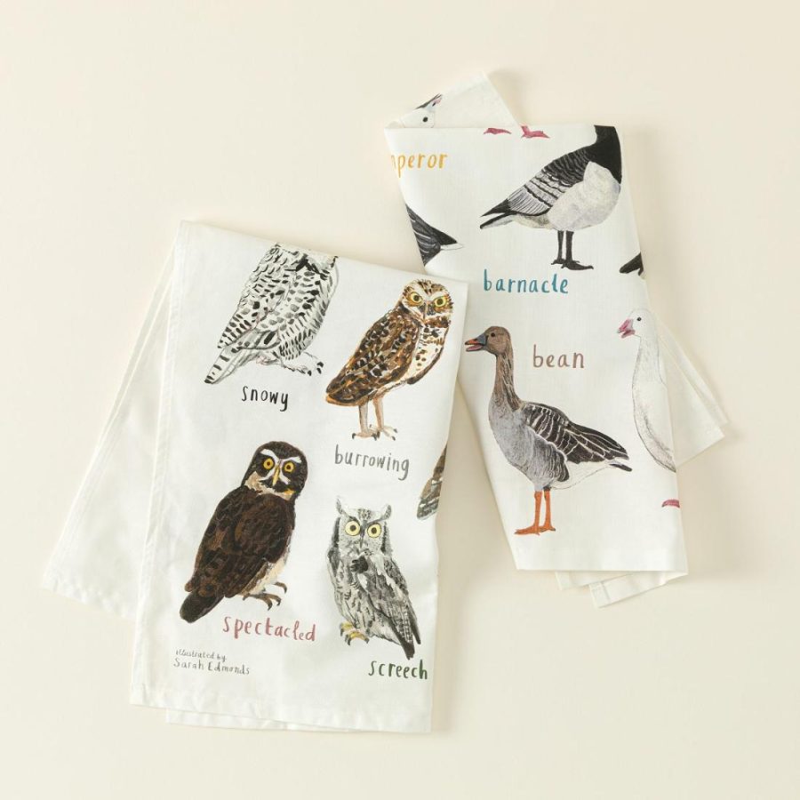 Linens |   Fowl Language Tea Towels – Hooters & Honkers Kitchen Linens