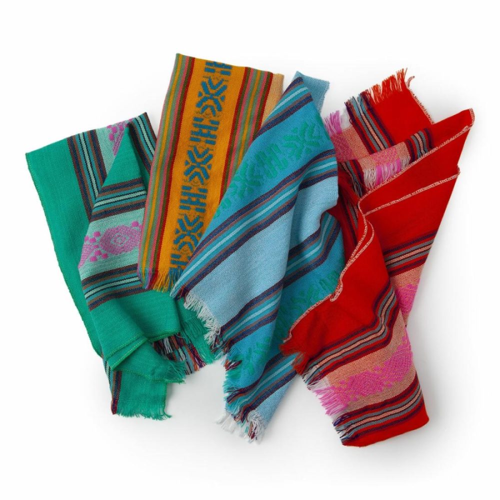 Linens |   Mexican Servilletas – Set Of 4 Kitchen Linens