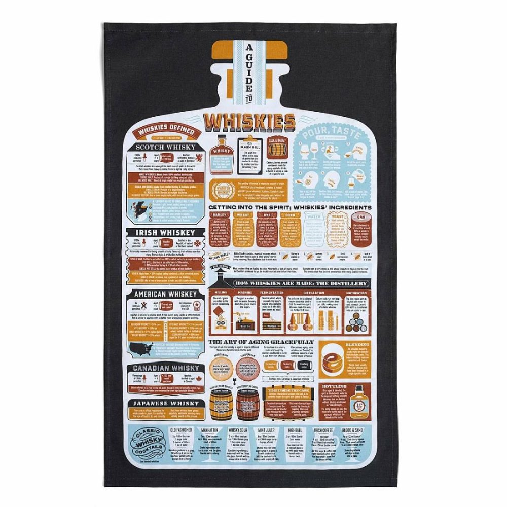 Linens |   The Whiskey Lover’S Tea Towel Kitchen Linens