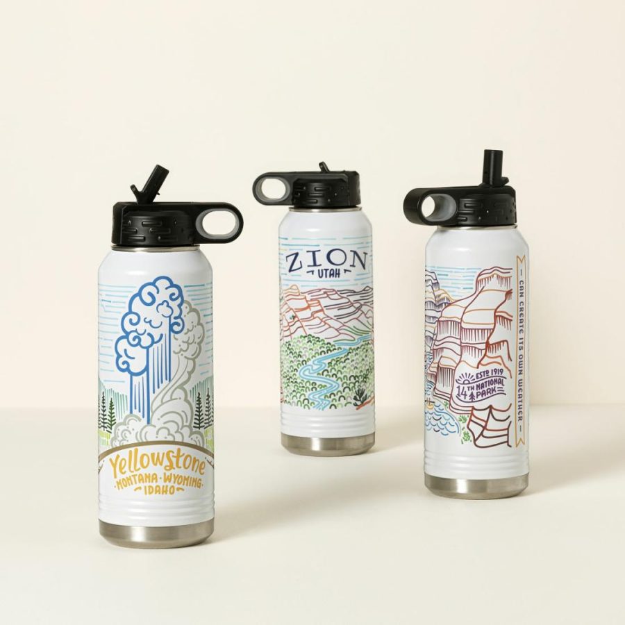 Mugs & Cups |   Collect Your National Park Water Bottle Drinkware Mugs & Cups