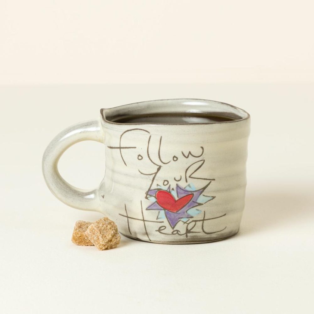 Mugs & Cups |   Follow Your Heart Mug Drinkware Mugs & Cups