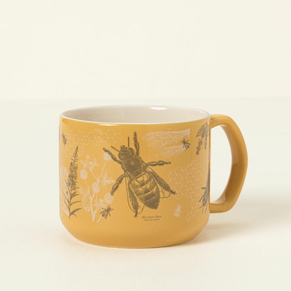 Mugs & Cups |   Hard-Working Honeybee Mug Drinkware Mugs & Cups