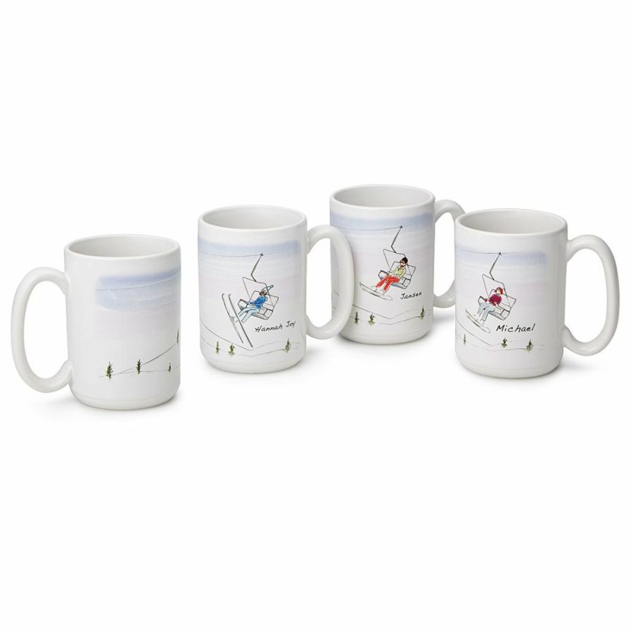 Mugs & Cups |   Personalized Family Ski & Snowboard Mugs Drinkware Mugs & Cups