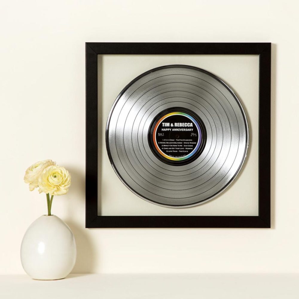 Personalized |   Personalized Platinum & Gold Lp Record Art Personalized