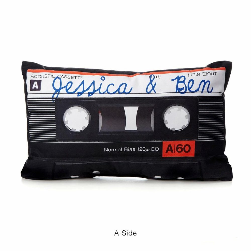 Pillows & Blankets |   Personalized Mixtape Pillow Decor Pillows & Blankets