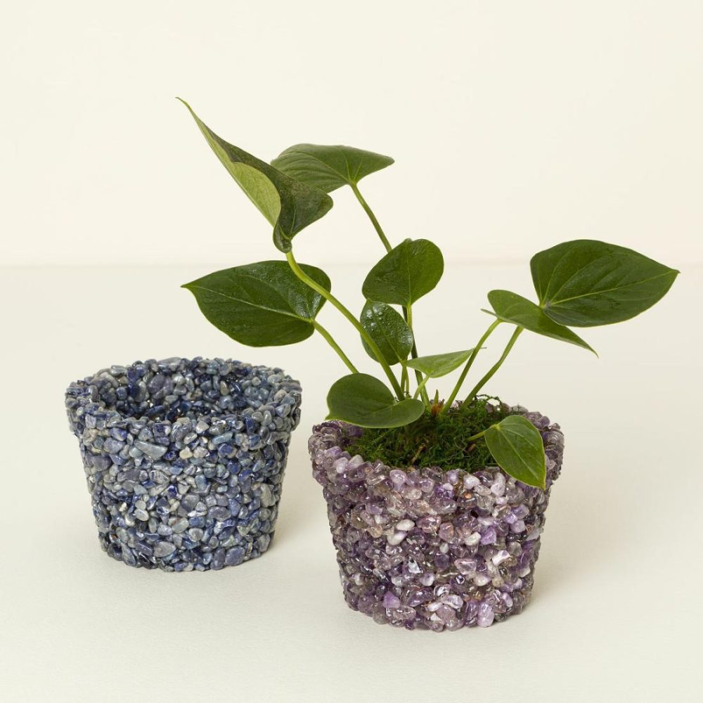 Planters & Terrariums |   Gemstone Planter Garden Planters & Terrariums