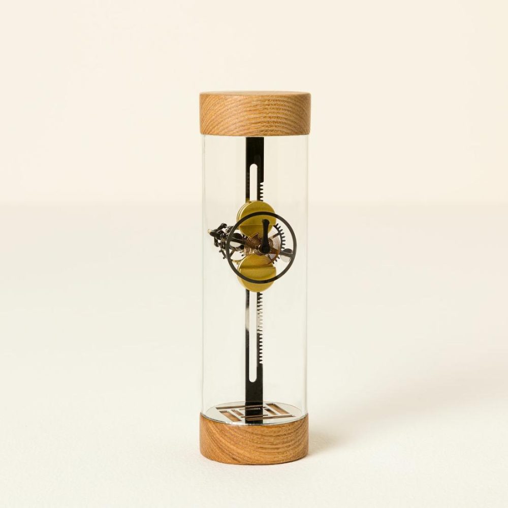 Sculpture |   Gravity Powered Mechanical Hourglass Art Sculpture