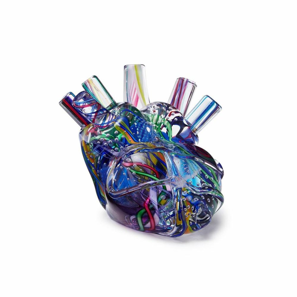 Sculpture |   Heart Of Glass Art Sculpture