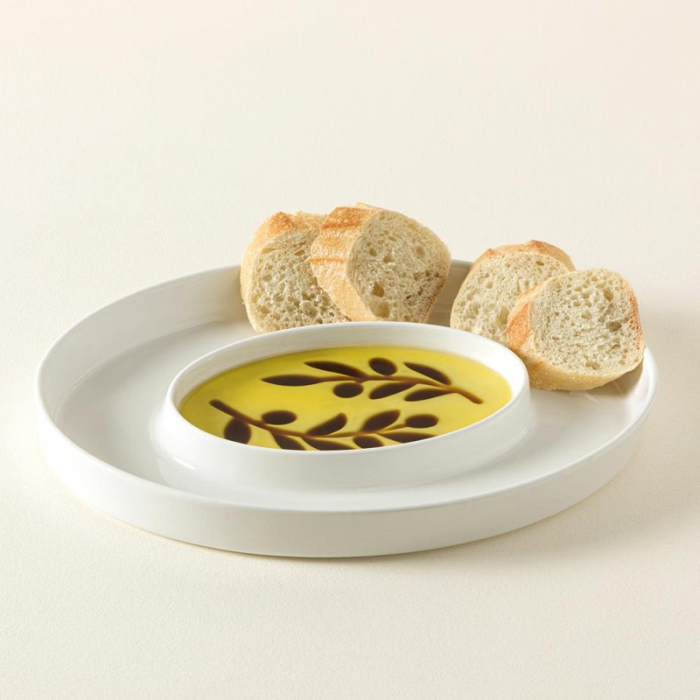 Serving Dishes & Trays |   Olive Oil & Vinegar Dipping Tray Serveware Serving Dishes & Trays