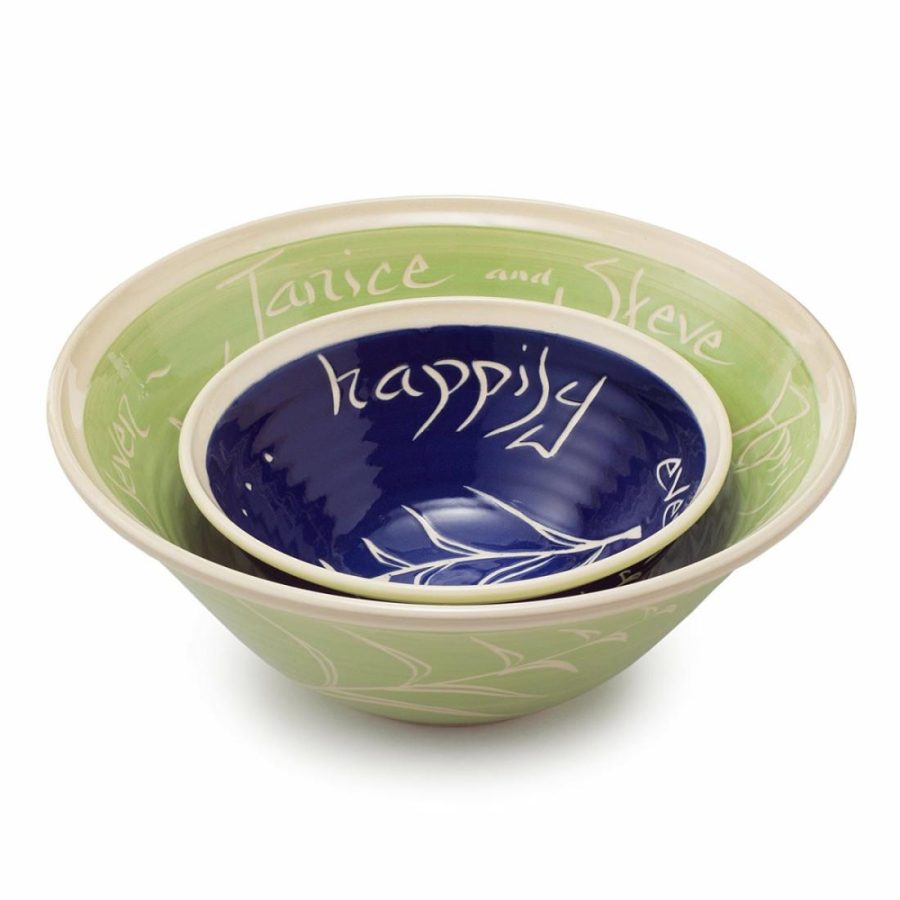 Serving Dishes & Trays |   Personalized Wedding Bowls Serveware Serving Dishes & Trays