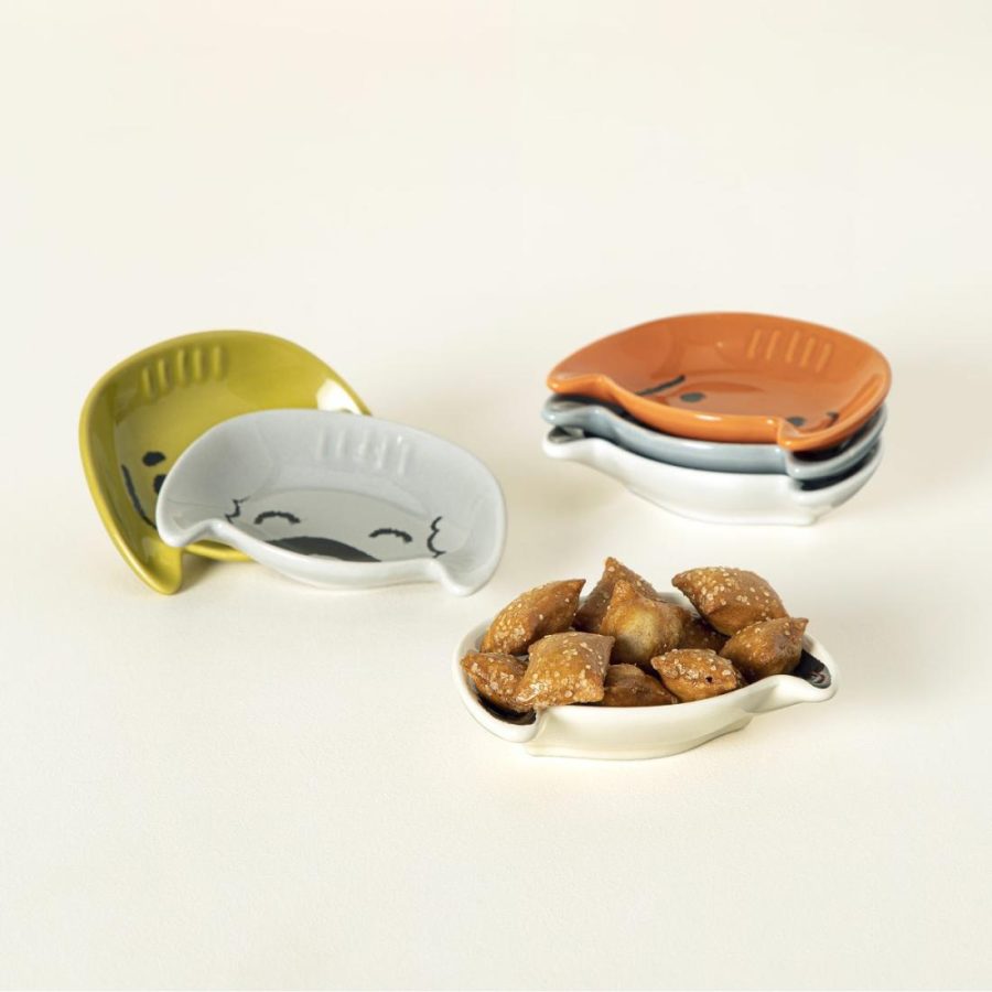 Snack Dishes & Bowls |   Little Dog Snack Dishes – Set Of 6 Serveware Serving Dishes & Trays