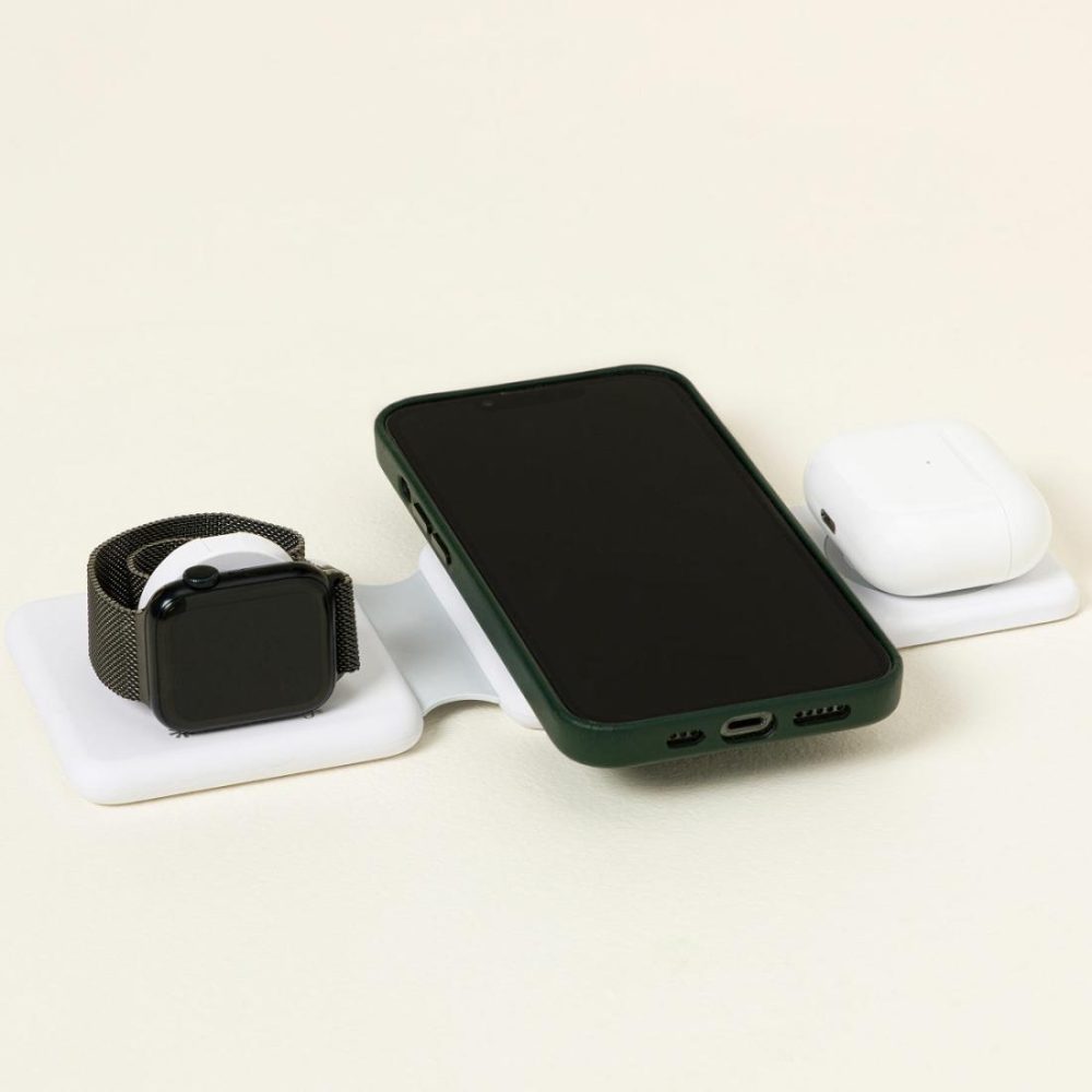 Storage & Organization |   3 In 1 Wireless Charger Decor Storage & Organization