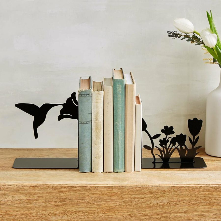 Storage & Organization |   Hummingbird Bookends Decor Decorative Accents