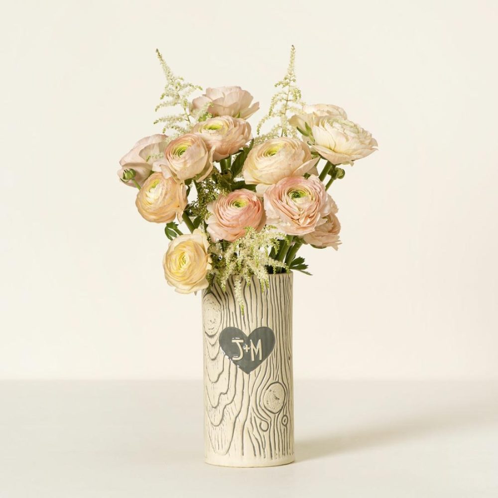 Vases |   Personalized Faux Bois Vase Decor Vases