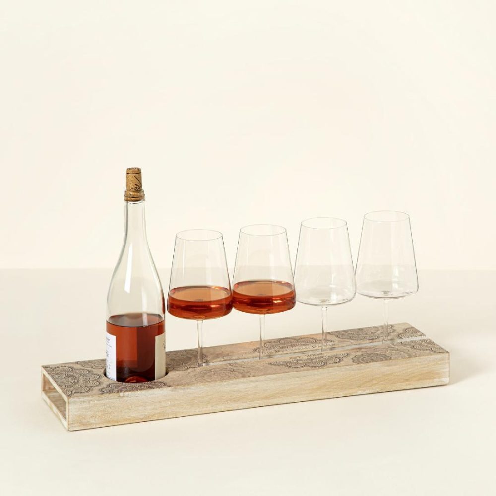 Wine Accessories |   Decorative Wine Serving Tray Bar Accessories Bar Accessories