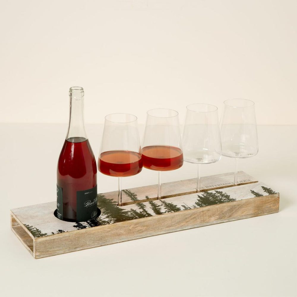 Wine Accessories |   Treeline Wine Serving Tray Barware Wine Accessories