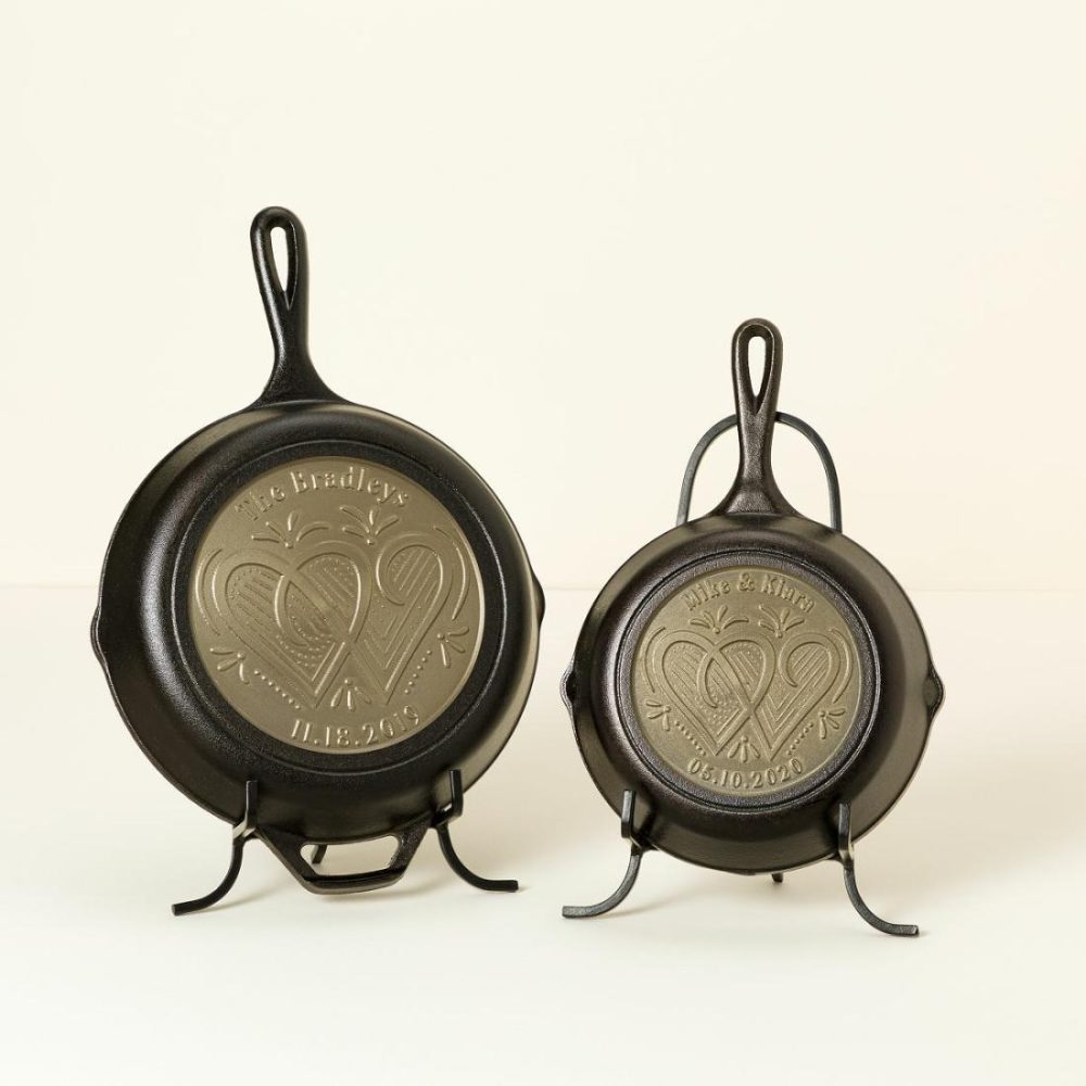 Cookware & Bakeware |   Personalized Loving Hearts Cast Iron Pan Cookware & Bakeware Cookware & Bakeware