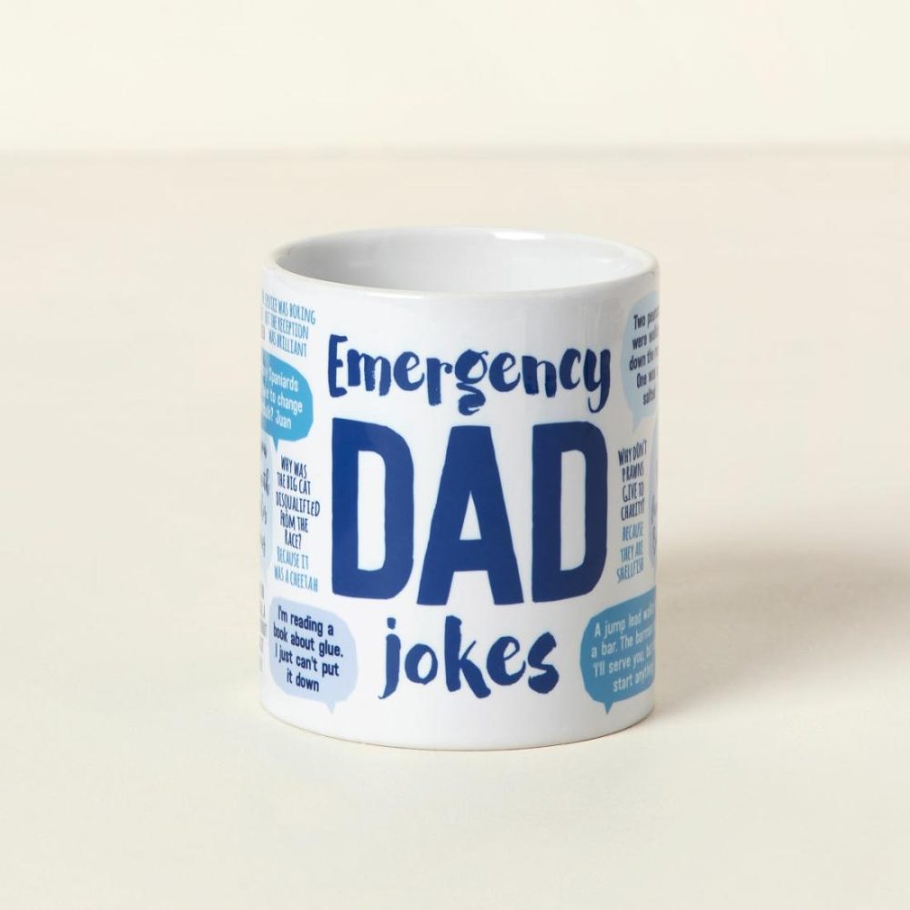 Mugs & Cups |   Emergency Dad Jokes Mug Drinkware Mugs & Cups