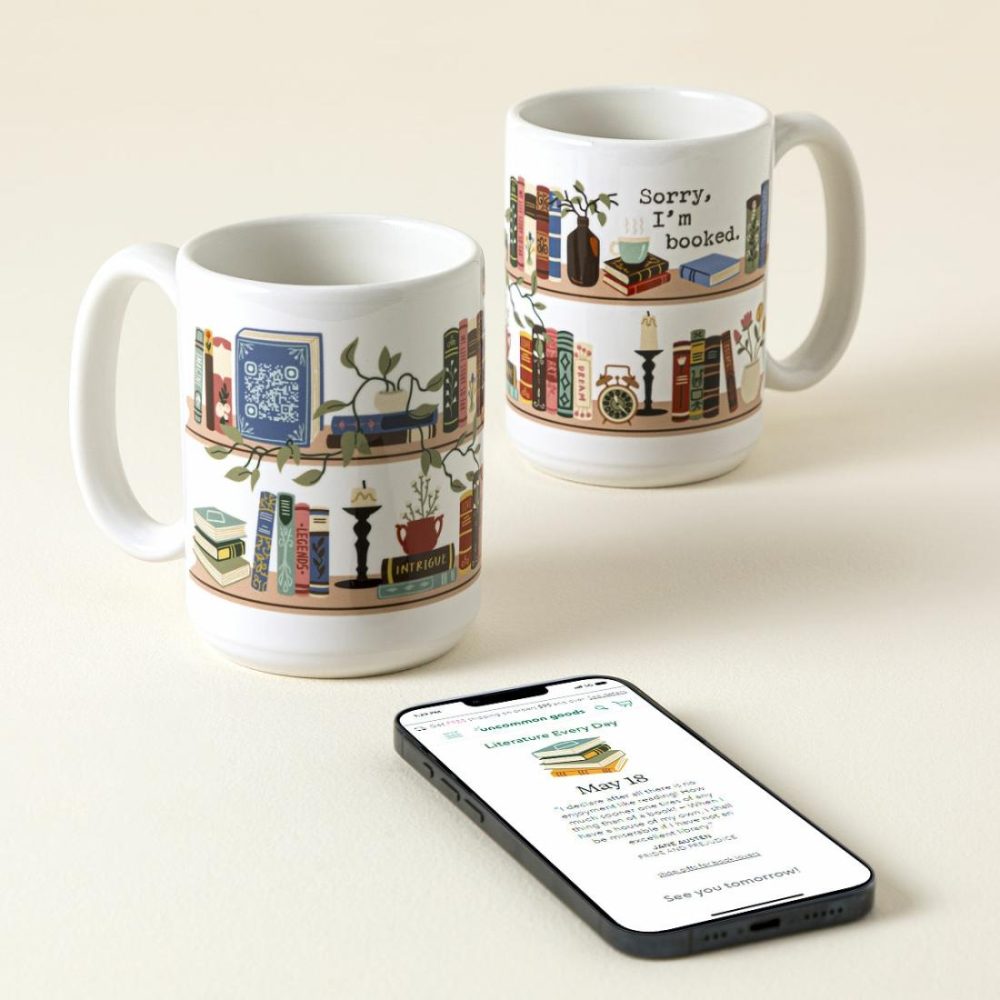 Mugs & Cups |   Literature Every Day Interactive Mug Drinkware Mugs & Cups