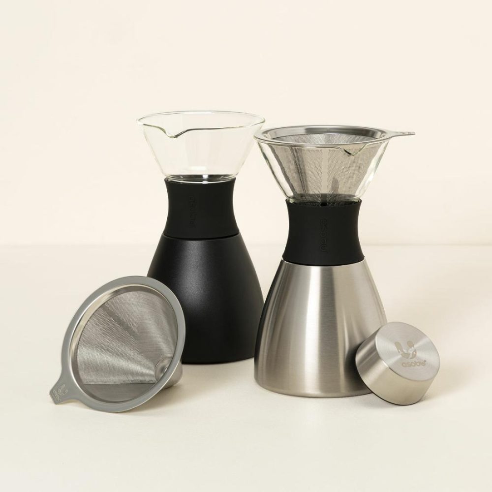 Mugs & Cups |   Pour Over Coffee Maker With Carafe Drinkware Mugs & Cups