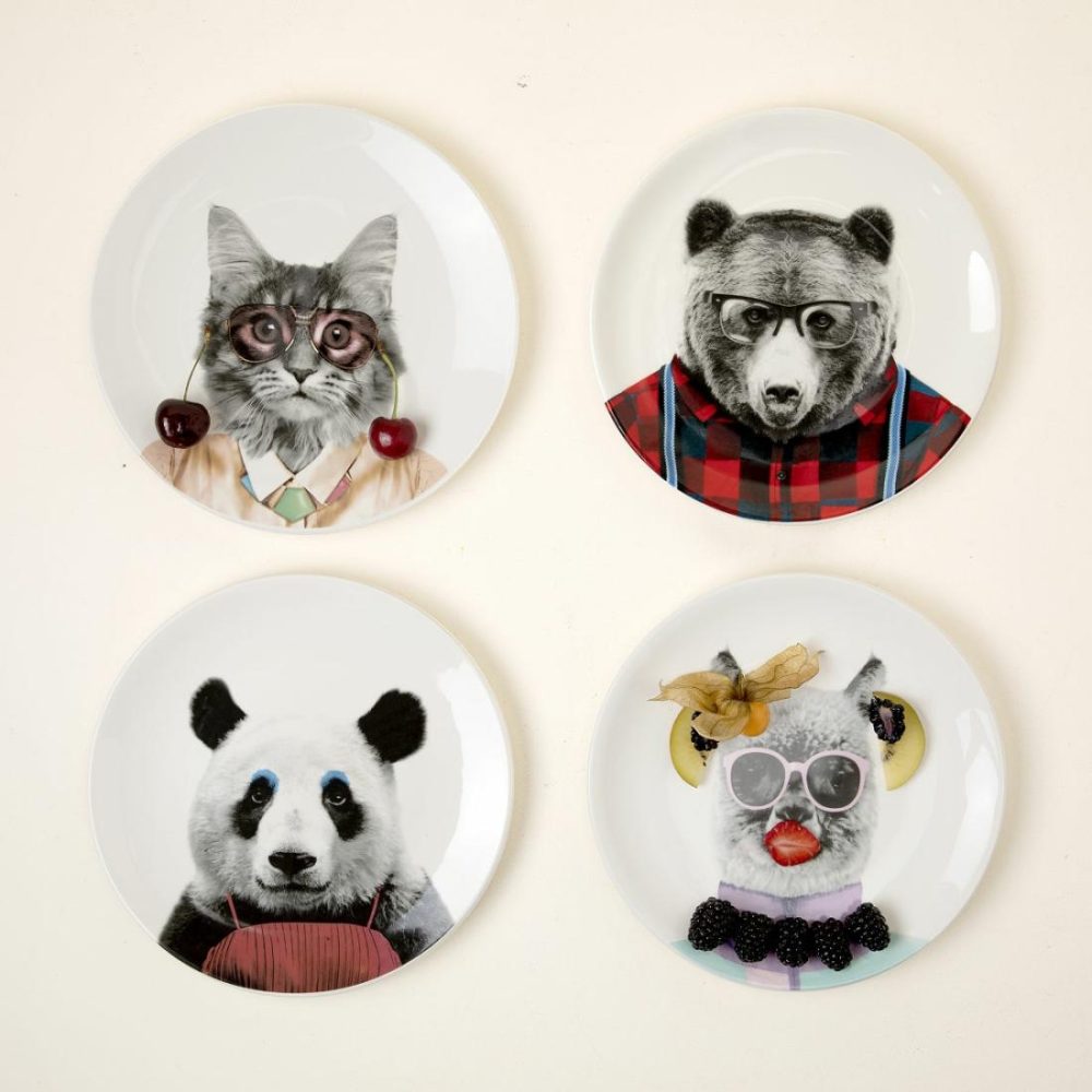 Plates |   Animal Fun Face Plate Plates Plates