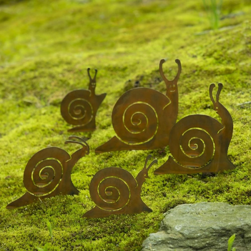 Garden Decor |   Snail Family Garden Sculpture Set Garden Garden Decor