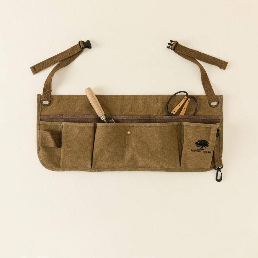 Garden Tools |   Gardener’S Waxed Canvas Tool Belt Garden Garden Tools