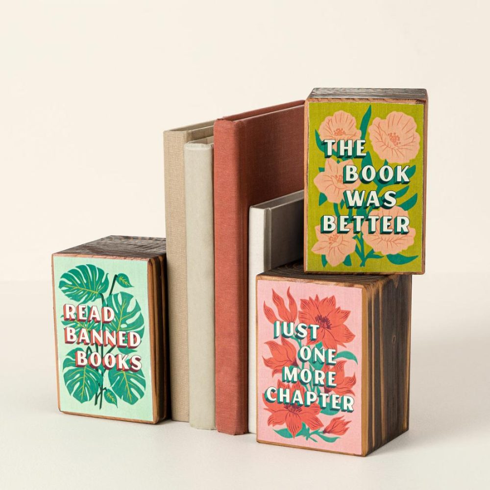 Storage & Organization |   Book Lover’S Bookends Decor Storage & Organization