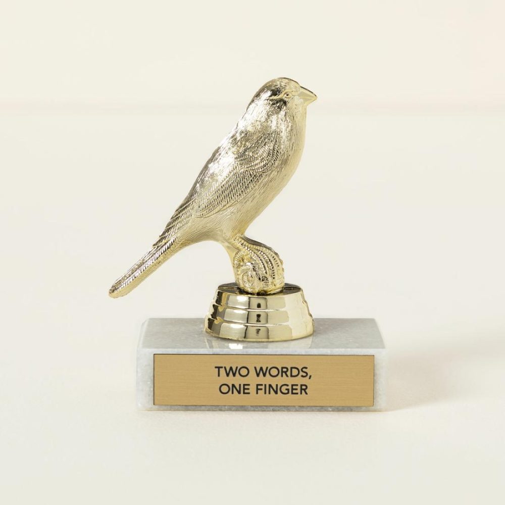 Decorative Accents |   Flipping The Bird Trophy Decor Decorative Accents