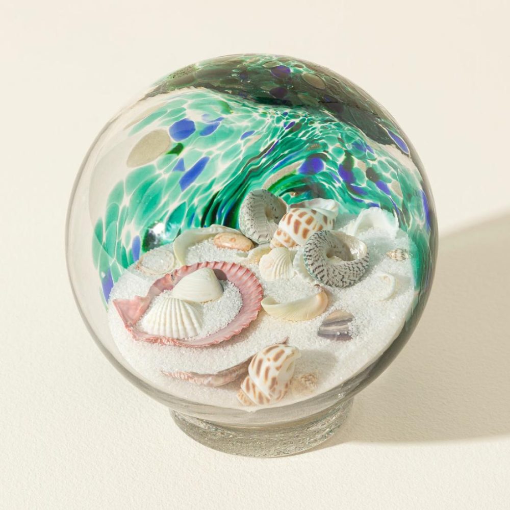 Desk Accessories |   Seashell & Sand Globe Desk Accessories Desk Accessories