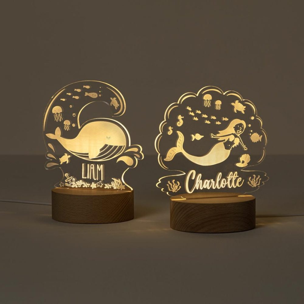 Lighting |   Personalized Ocean Friends Nightlights Decor Lighting